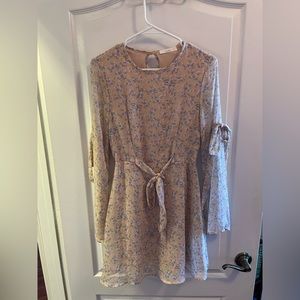 Light Pink Floral Dress